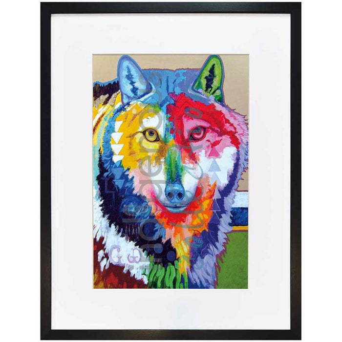 John Balloue Big Wolf Wall Art | Native Art Canada