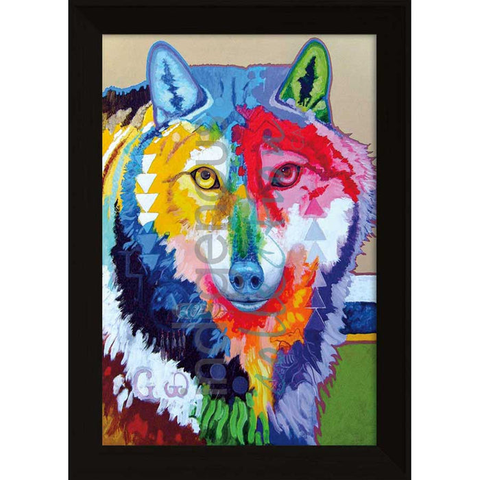 John Balloue Big Wolf Wall Art | Native Art Canada