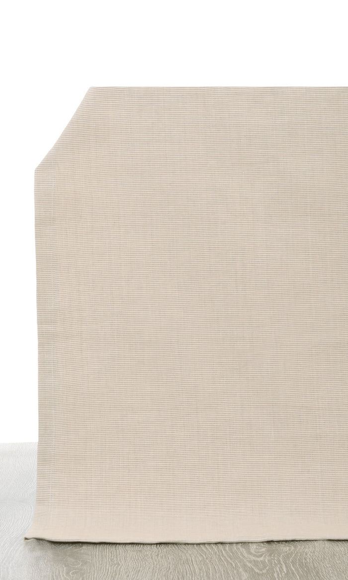 Cotton Curtain Panels for Living, Bedroom, Kitchen, Bathroom (Ivory/ Beige)