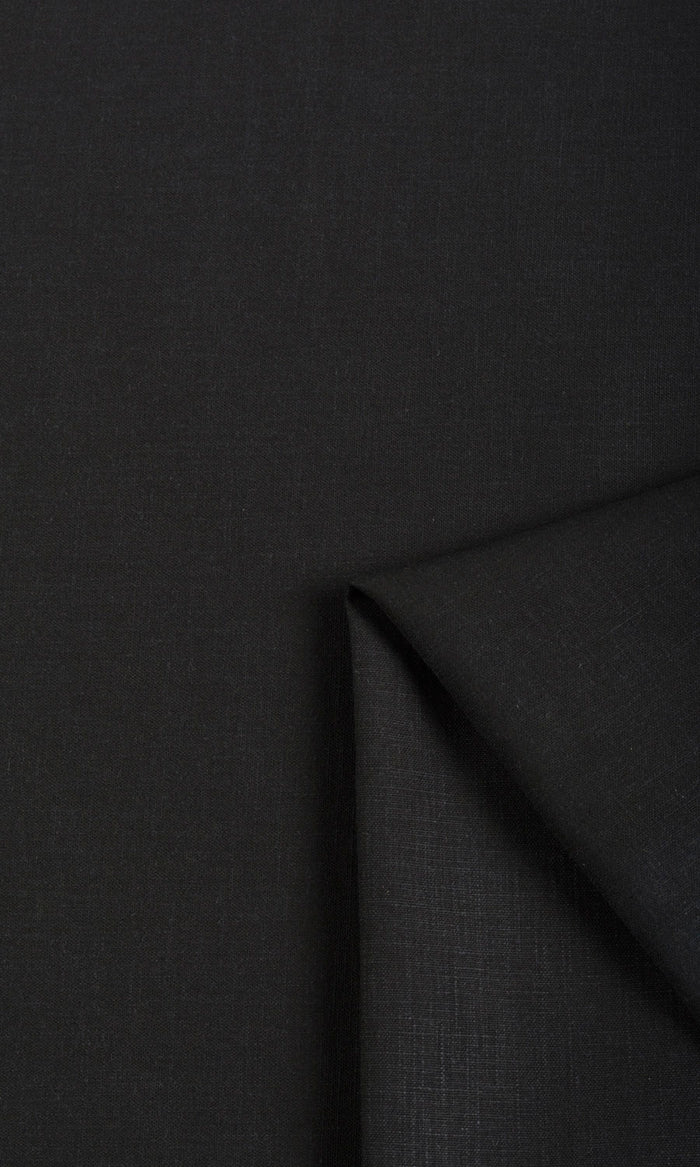 Poly-Cotton Curtains (Charcoal) Extra Long Short Wide