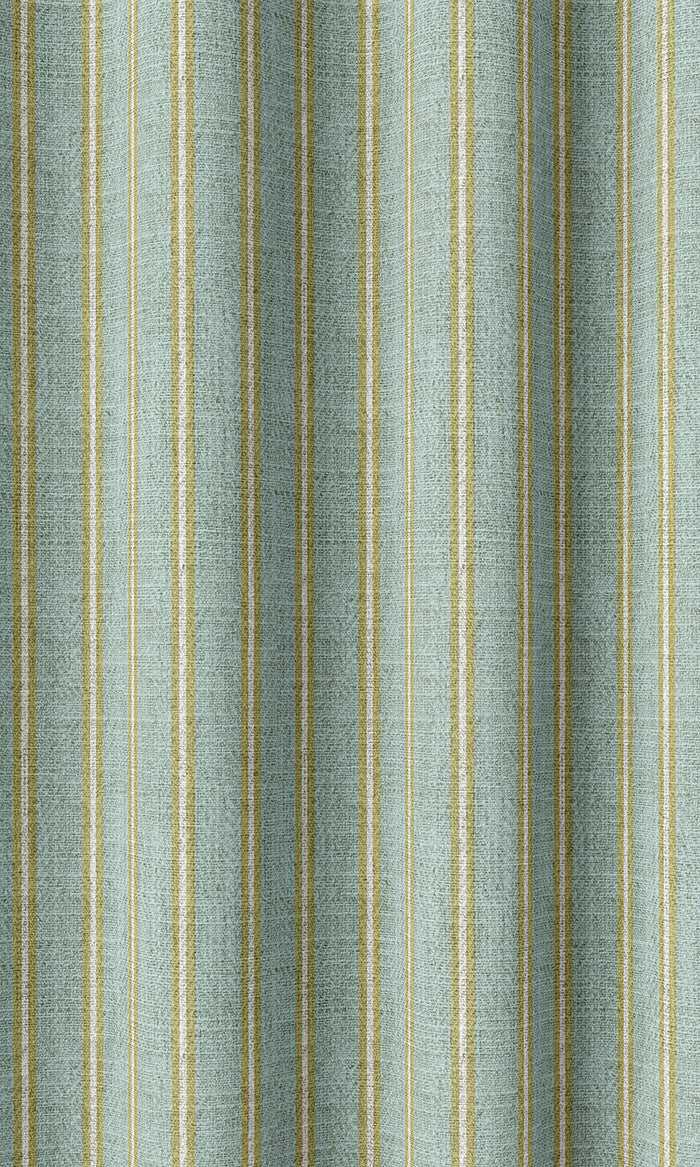 Geometric Print Drapes (Turquoise Blue/ Green)