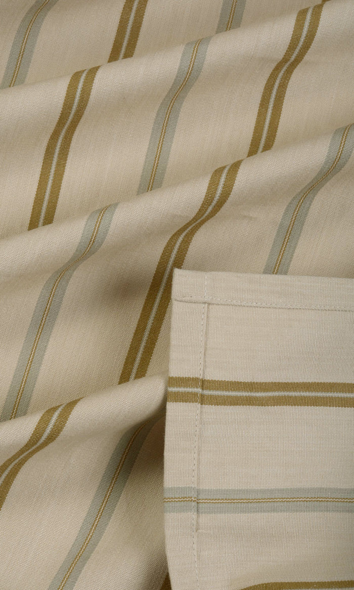 Cotton Curtains (Brown/ Beige) Extra Long Short Wide