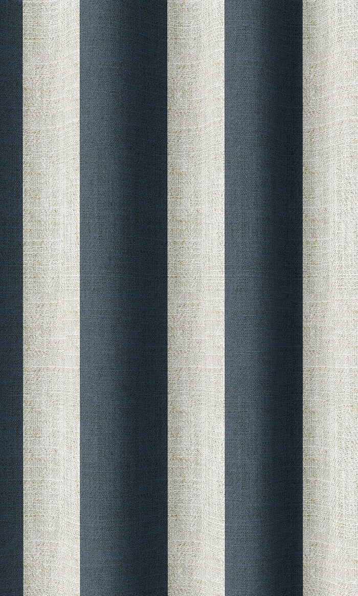 Modern Striped Print Home Décor Fabric By the Metre (Slate Grey)