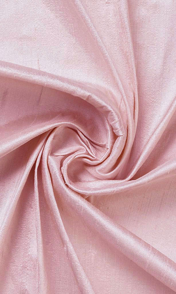 Dupioni Silk Curtain Panels (Pink)