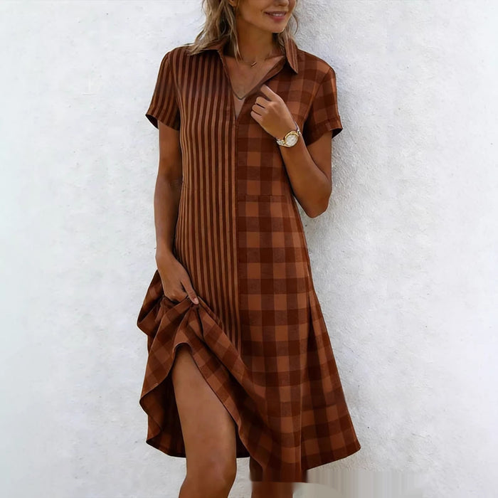 Bohemian 3D Printed V-Neck Maxi Dress
