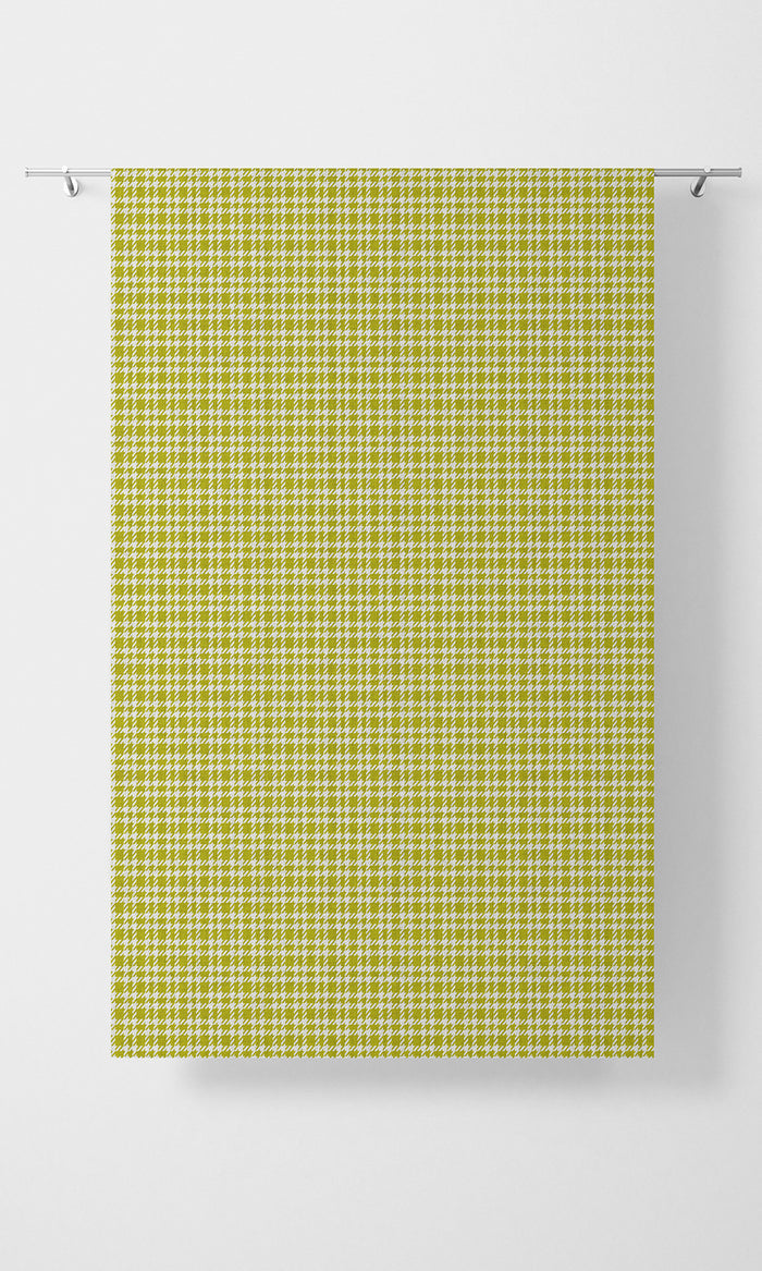 Check Patterned Curtain Panels (Apple Green) Extra Long Short Wide