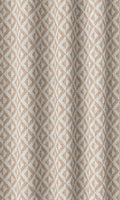 Geometric Print Home Décor Fabric By the Metre (Blush Pink/ White)