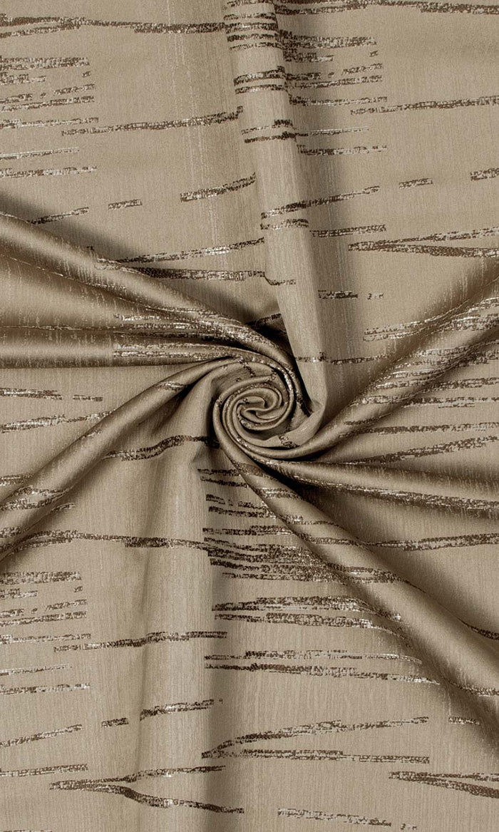 Abstract Patterned Home Décor Fabric By the Metre (Mocha Coffee)