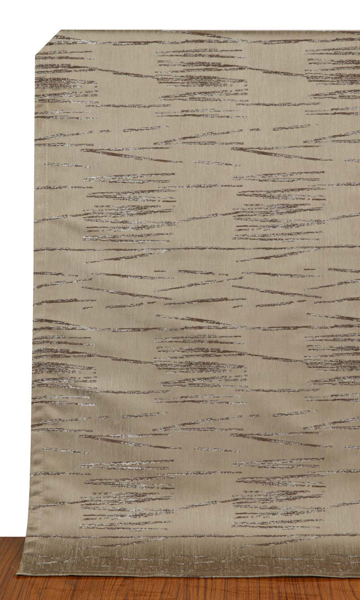 Abstract Patterned Home Textile Fabric Material By the Metre (Mocha Coffee)