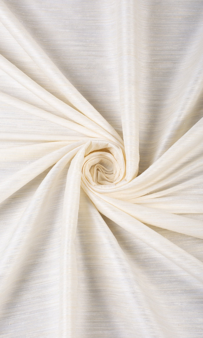 Textured Home Décor Fabric By the Metre (Warm Ivory)