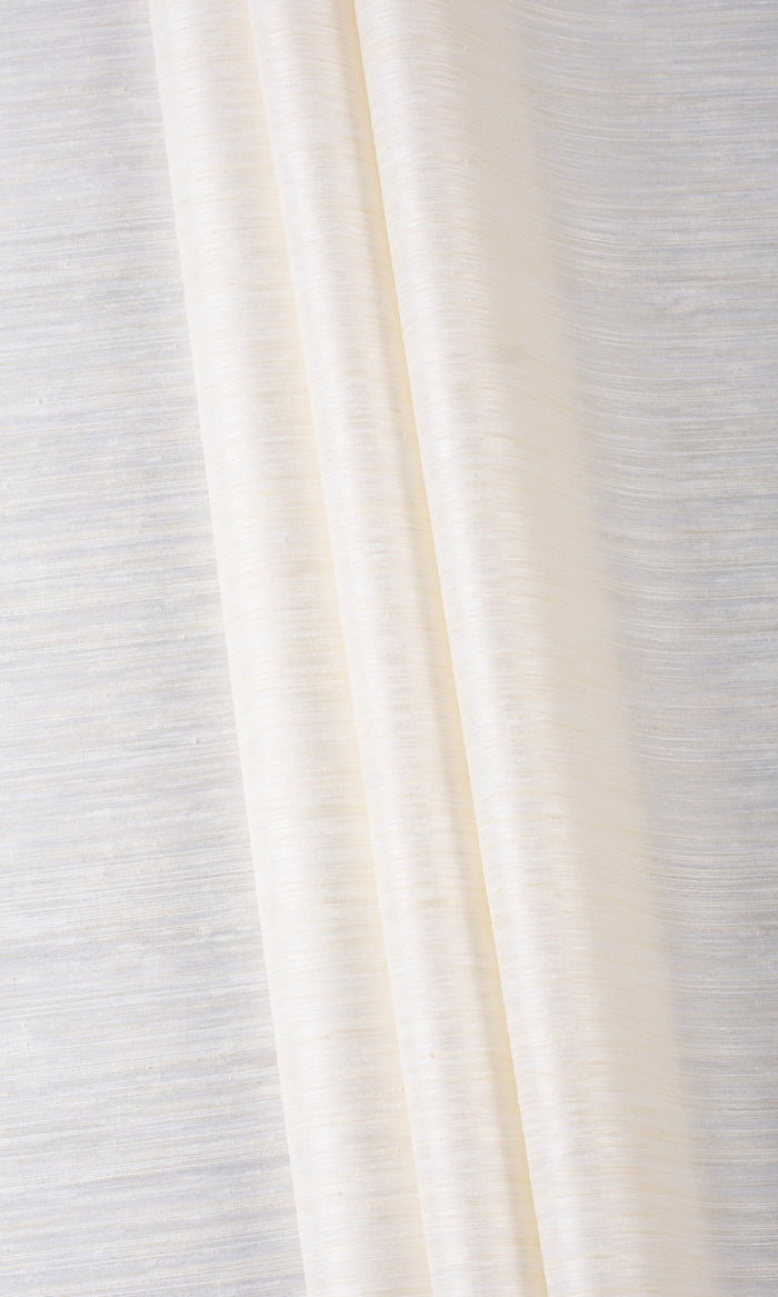 Textured Home Textile Fabric Material By the Metre (Warm Ivory)