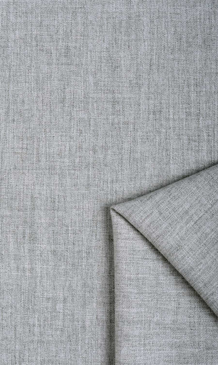 Plain Linen Texture Drapes (Steel Grey) Extra Long Short Wide