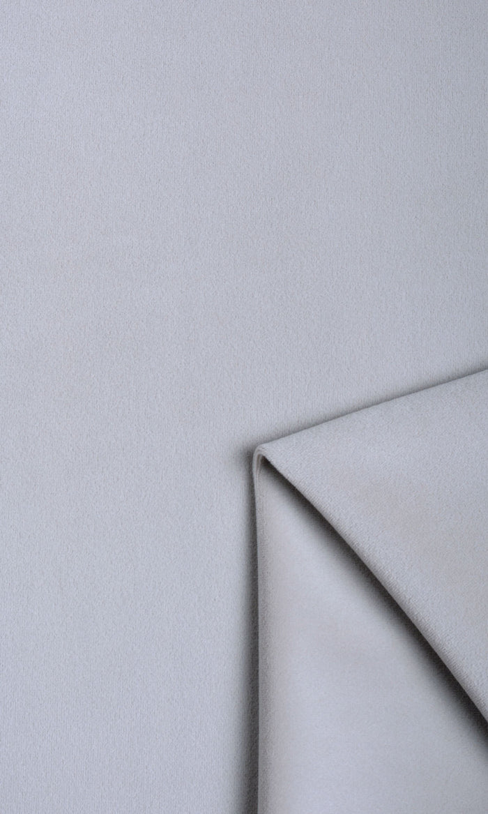 Velvet Curtain Panels (Steel Grey/ Blue) Extra Long Short Wide