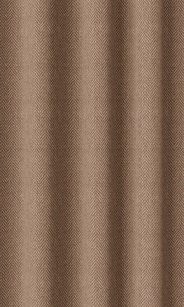 Herringbone Textured Drapes (Orange)