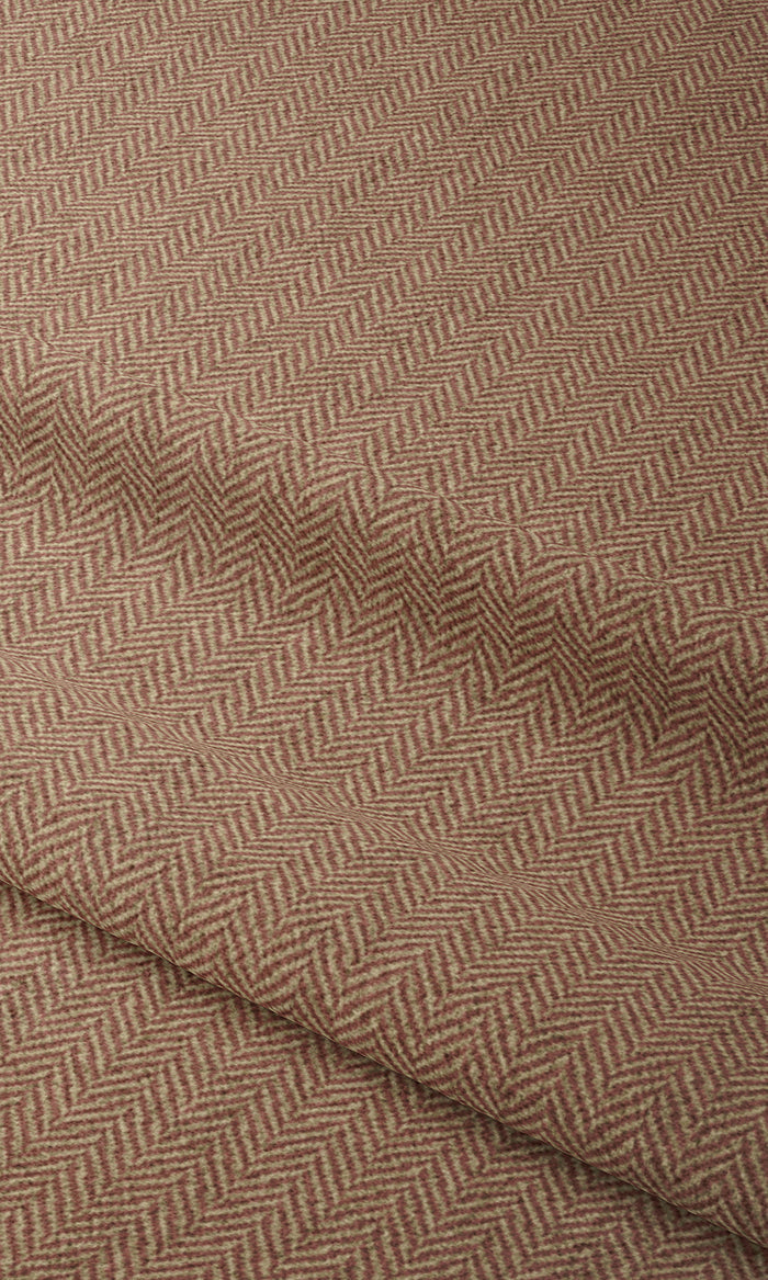 Herringbone Textured Pinch Pleat, Rod Pocket, Eyelet Curtains (Orange)