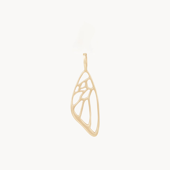 Butterfly Wing Charm in 10k yellow gold