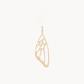 Butterfly Wing Charm in 10k yellow gold