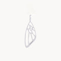 butterfly wing charm - sterling silver