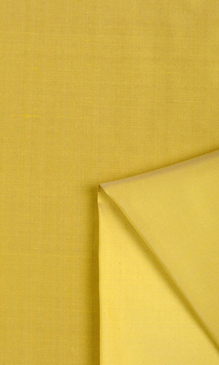 Shantung Silk Curtains / Drapes / Window Drapery Panels (Yellow)