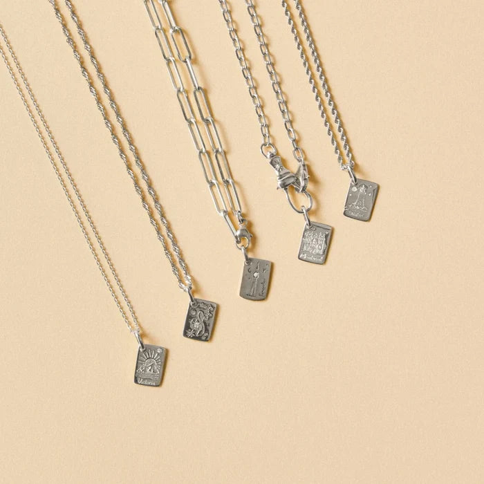 calgary postcard charm - sterling silver