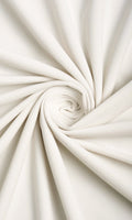 Velvet Curtain Panels (White)
