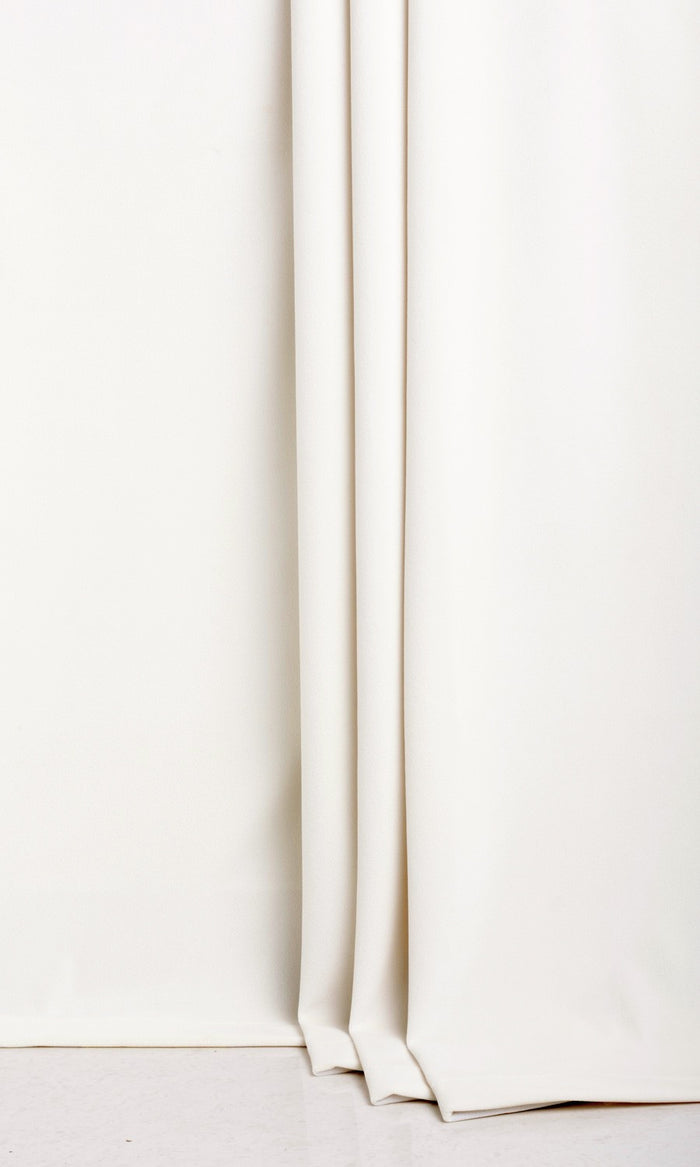 Velvet Curtain Panels (White) Extra Long Short Wide