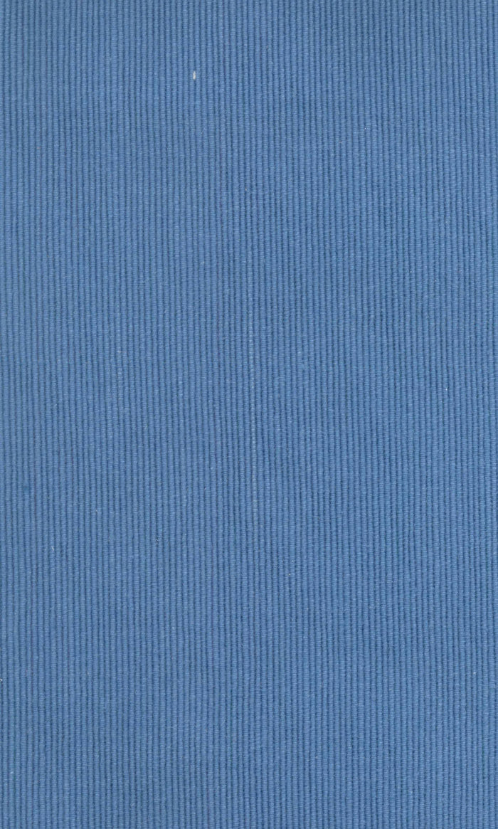 Cotton Curtain Panels (Plain Blue)