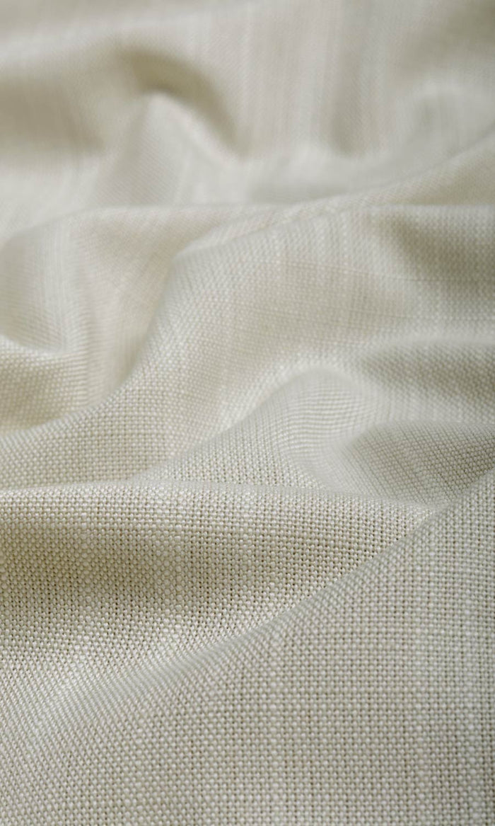 Plain Linen Texture Any Size Style Curtains (Pale Grey)