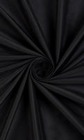 Shantung Silk Home Décor Fabric By the Metre (Black)