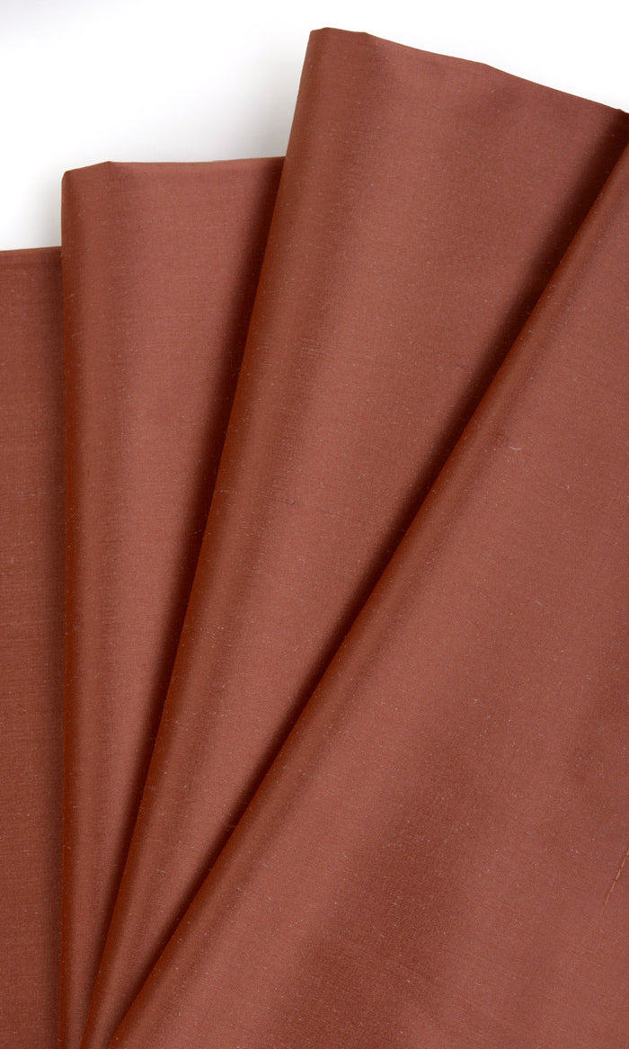 Shantung Silk Fabric Material By the Metre (Persian Red)