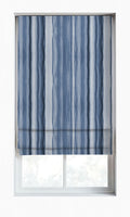 Modern Striped Home Décor Fabric By the Metre (Cobalt/ Denim Blue)
