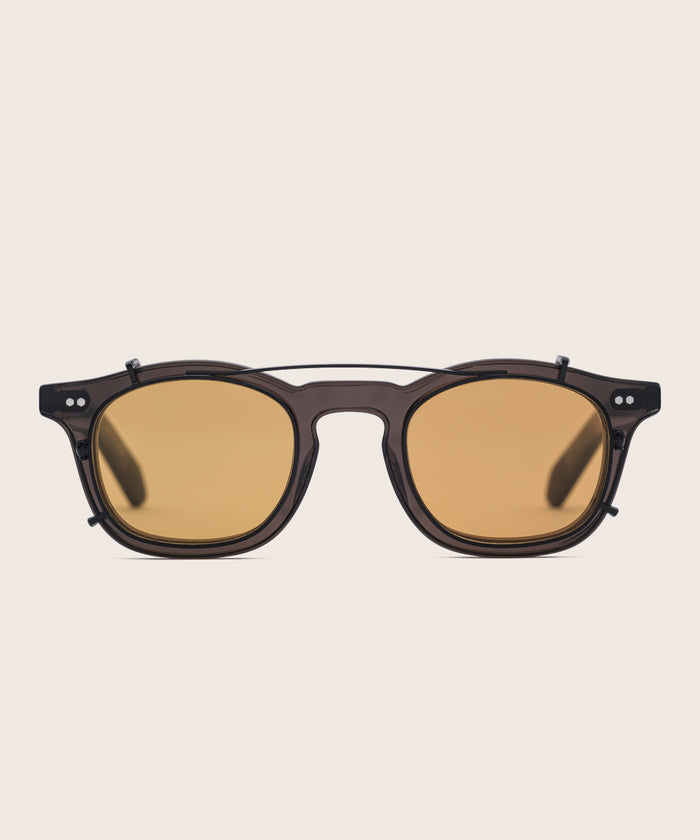 Johann Wolff Carousel Matte Black Burnt Yellow Clip #color_matte-black-burnt-yellow