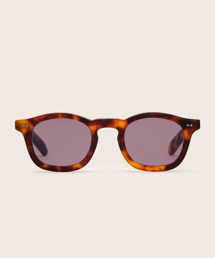 Johann Wolff Carousel Havana Matte Grape Sunglasses #color_matte-havana-grape