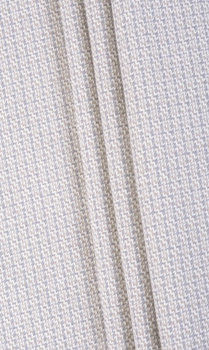 Textured Cotton Drapes for Living, Bedroom, Kitchen, Bathroom (Gray/ White)