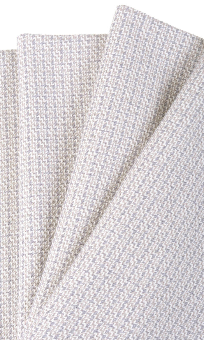 Textured Cotton Pinch Pleat, Rod Pocket, Eyelet Curtains (Gray/ White)