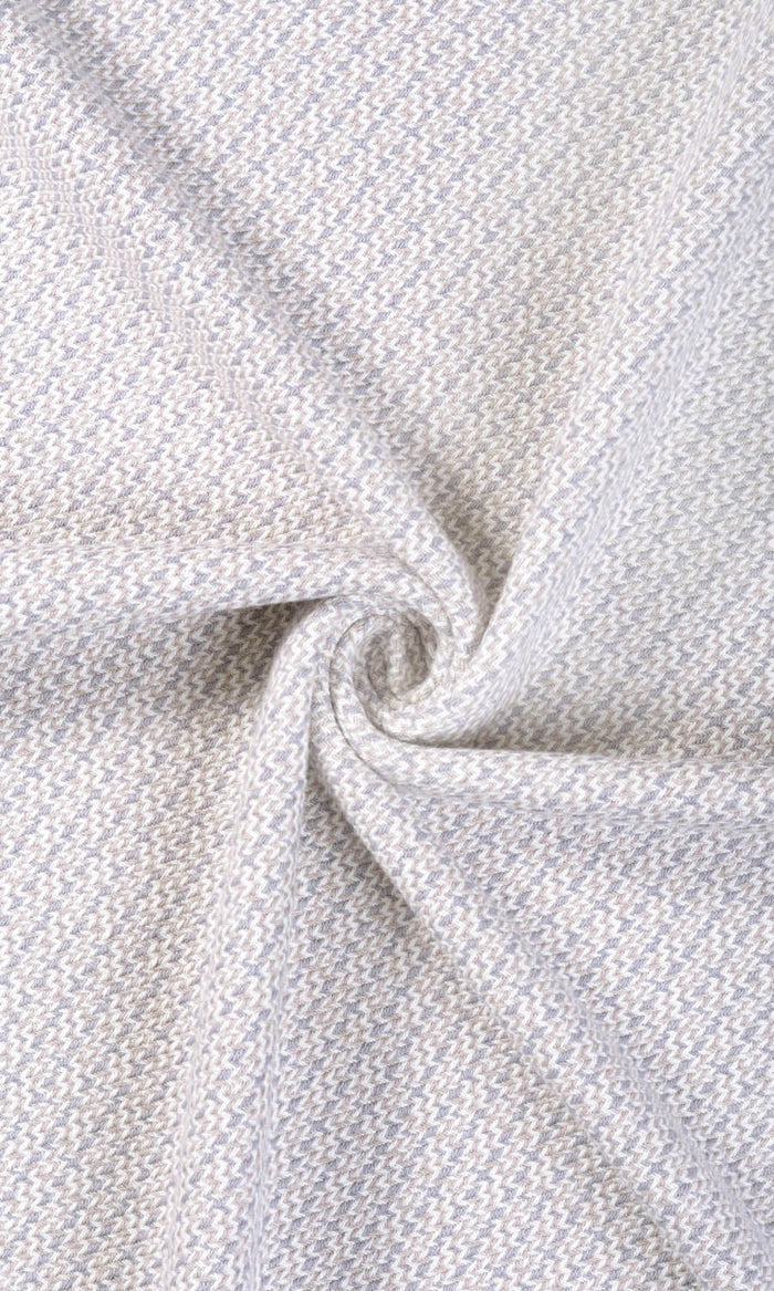 Textured Cotton Drapes (Gray/ White) Extra Long Short Wide