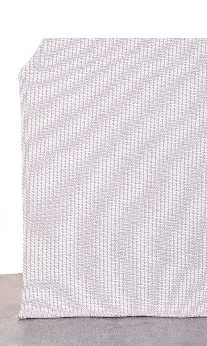 Textured Cotton Curtains / Drapes / Window Drapery Panels (Gray/ White)