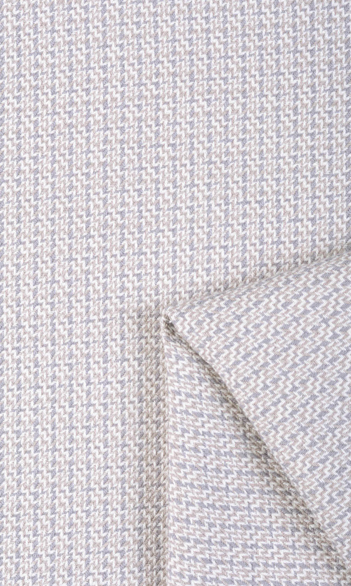 Textured Cotton Any Size Style Curtains (Gray/ White)