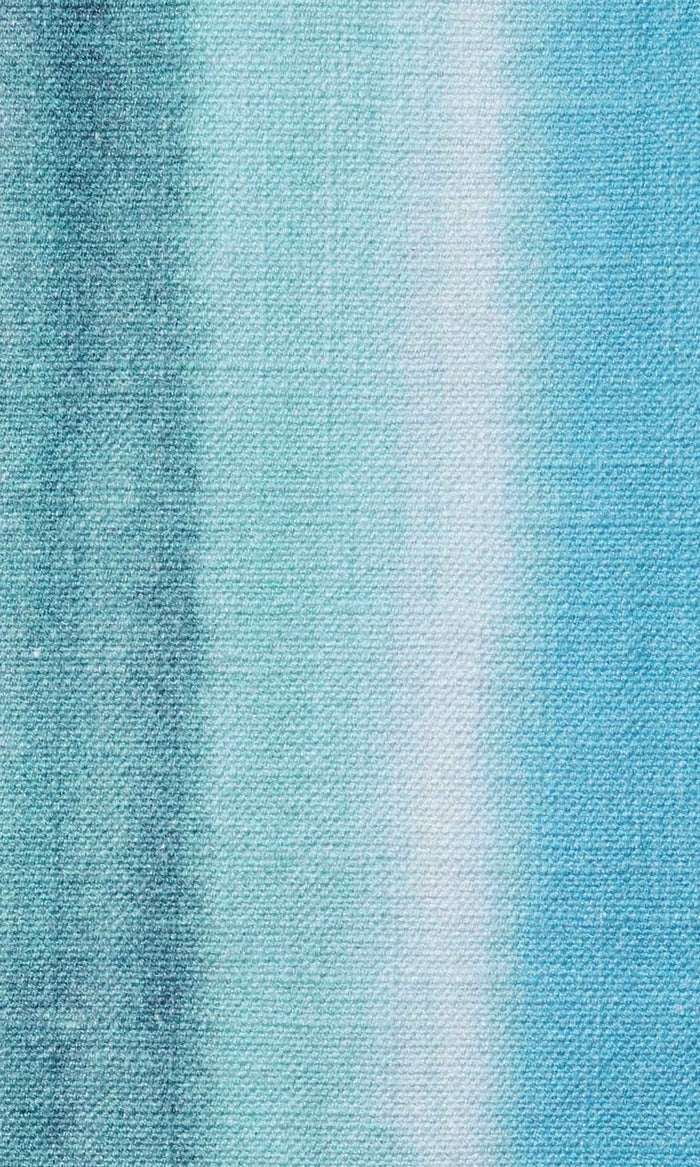 Cotton Printed Pinch Pleat, Rod Pocket, Eyelet Curtains (Blue/ Gray/ Brown)