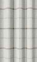 Modern Striped Print Home Décor Fabric By the Metre (White/ Beige)