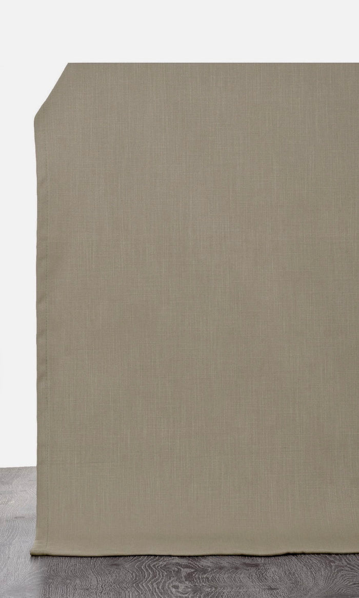 Poly-Cotton Blend Drapery (Coffee Brown)