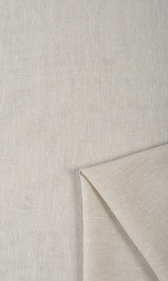 Plain Sheer Fabric Material By the Metre (Gre-ige)