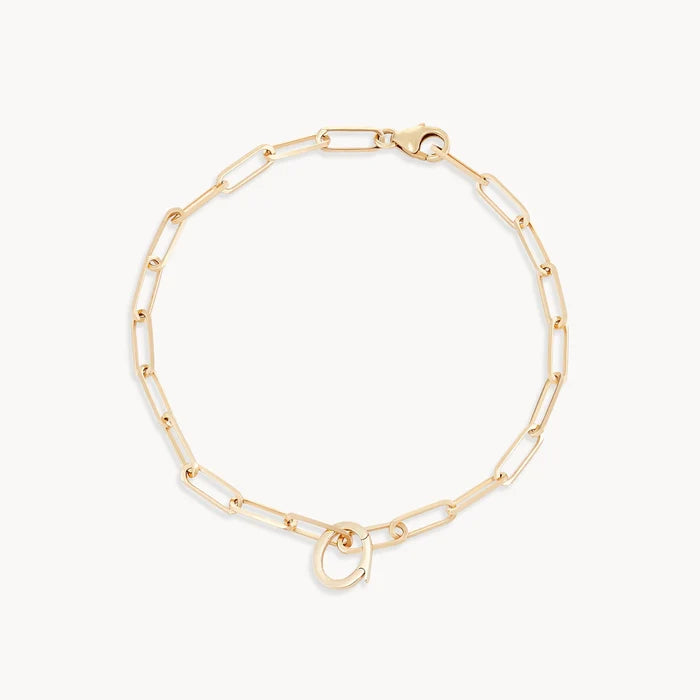 charm holder - 10k yellow gold