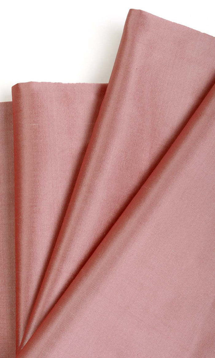 Shantung Silk Curtains (Blush Pink/ Red) Extra Long Short Wide