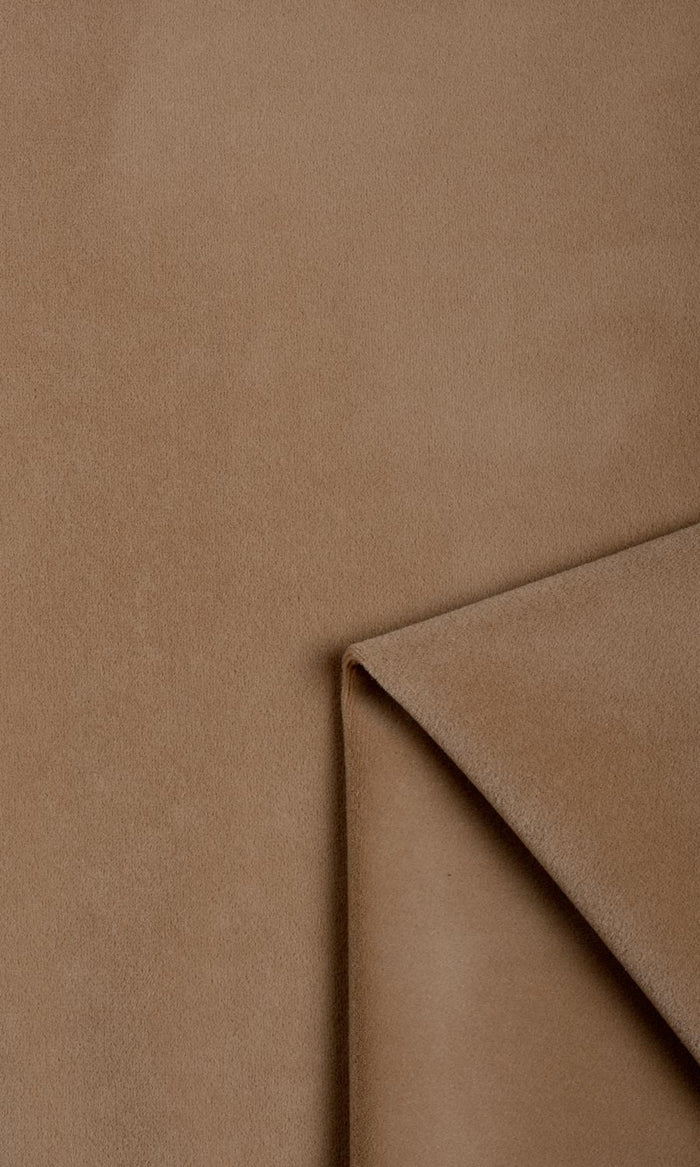 Velvet Home Textile Fabric Material By the Metre (Brown)