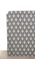 Geometric Drapery (Brown/ Gray/ White)