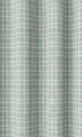 Check Patterned Home Décor Fabric By the Metre (Aqua Blue/ White)
