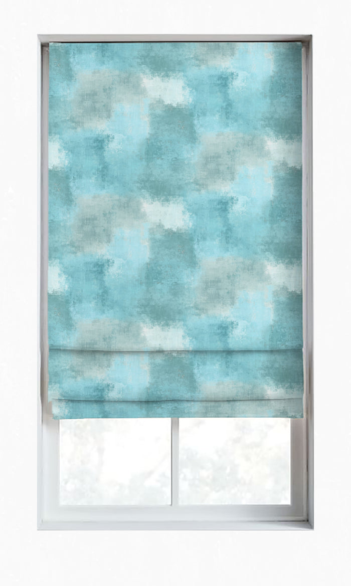 Dimout Curtain Panels for Living, Bedroom, Kitchen, Bathroom (Blue)