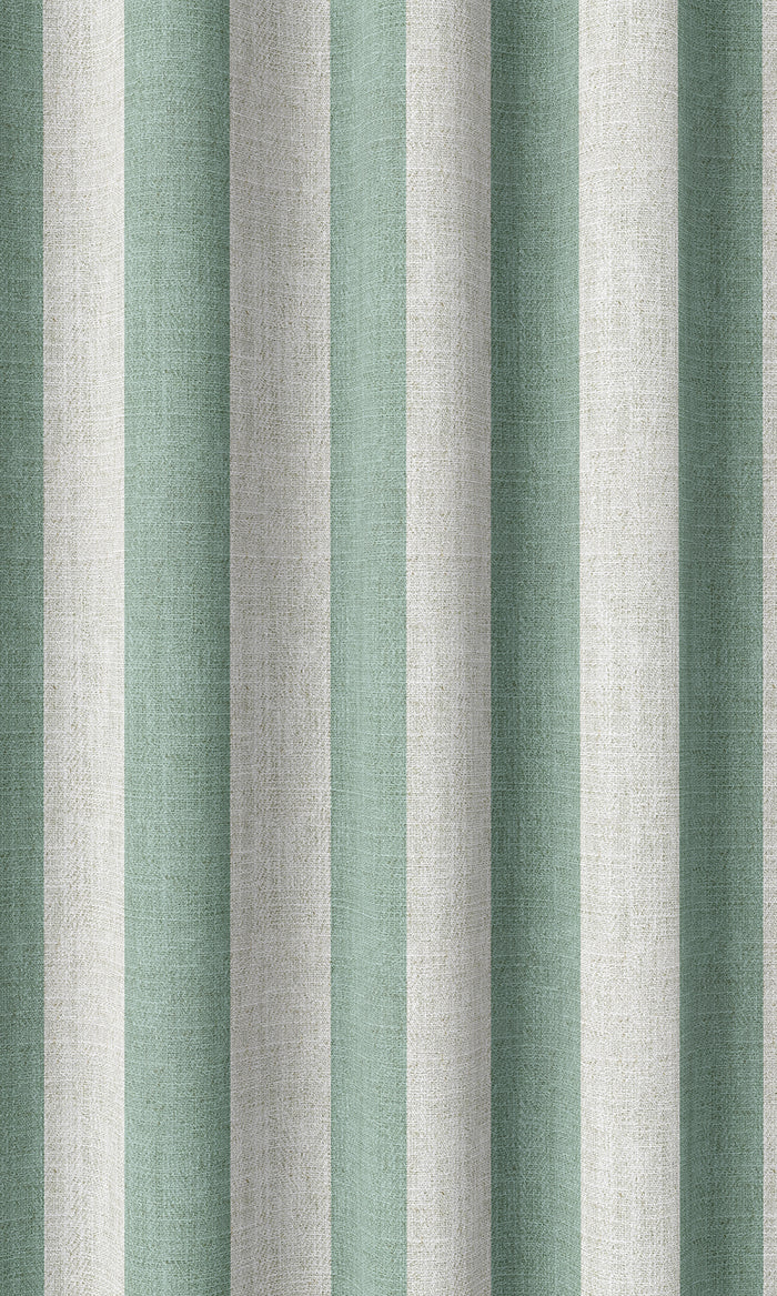 Striped Curtains (Egg Blue/ White)