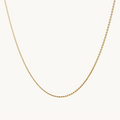 Classic Cable Chain Necklace in yellow gold